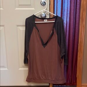 BKE Three Quarter Sleeve Shirt